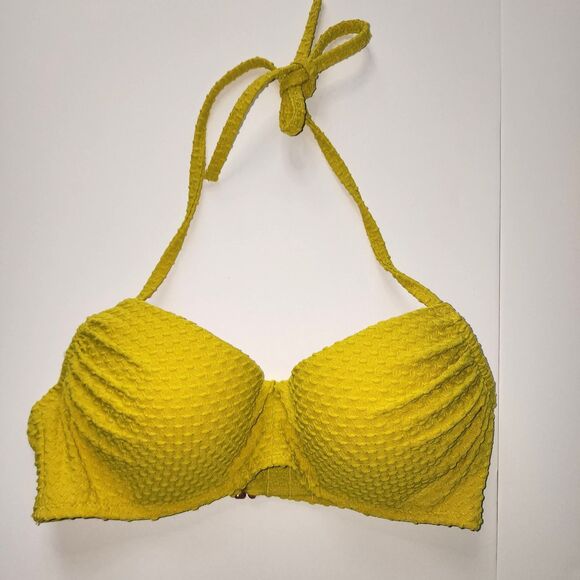 Shade & Shore Mustard Yellow Bikini Swimsuit Set - Picture 3 of 10